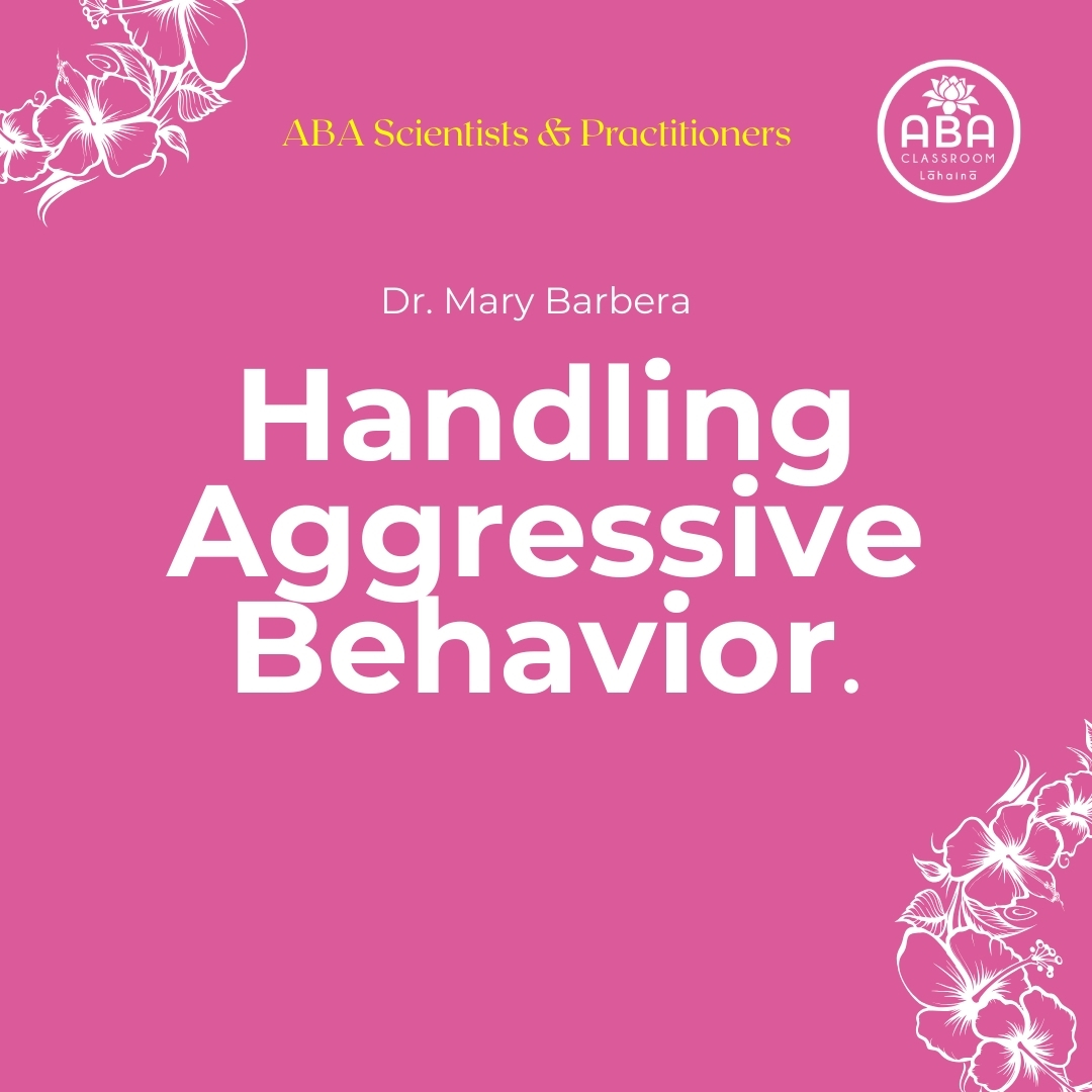 Handling Aggressive Behavior in Children with Autism