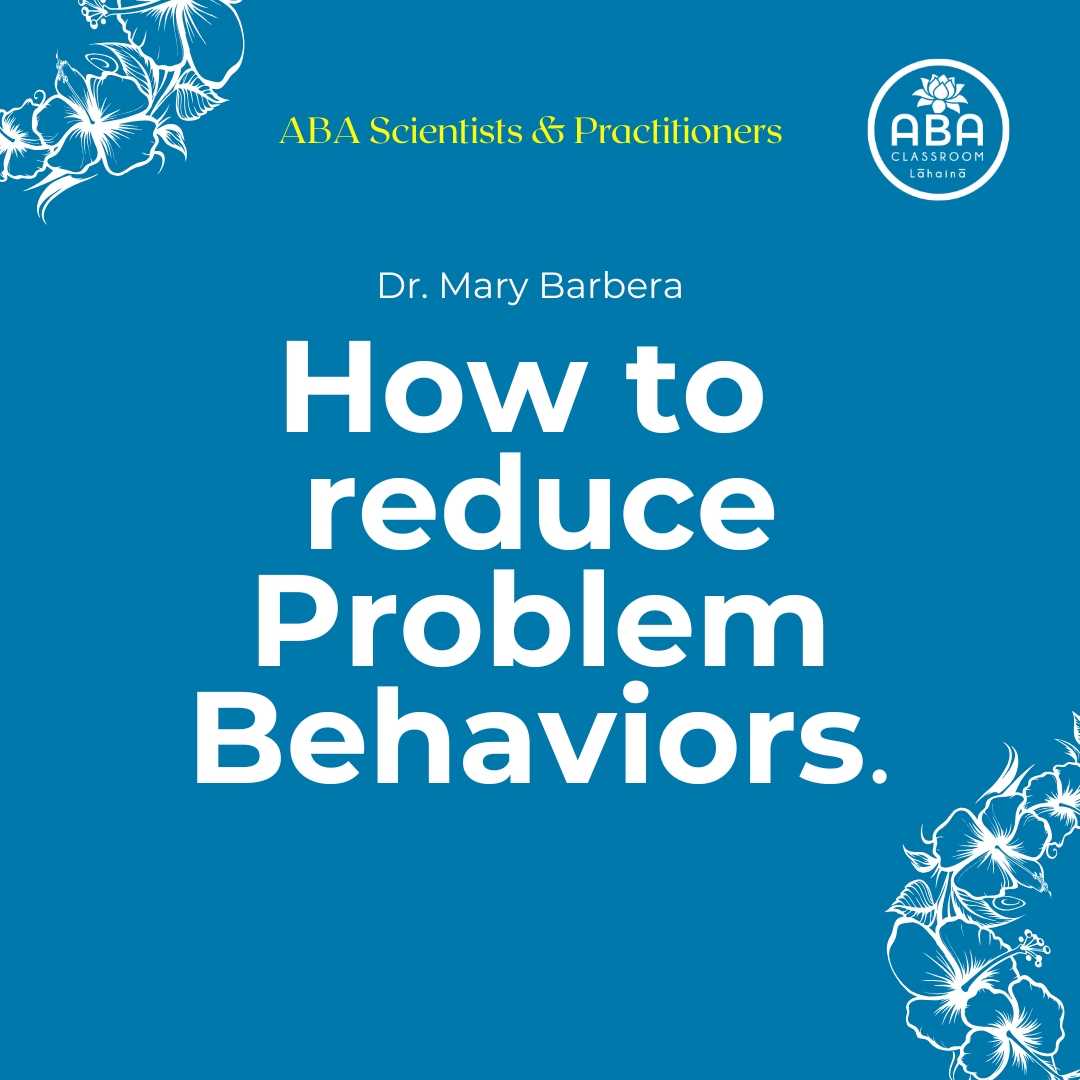 How to Reduce Problem Behaviors
