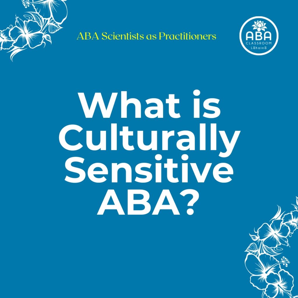 Culturally Sensitive ABA